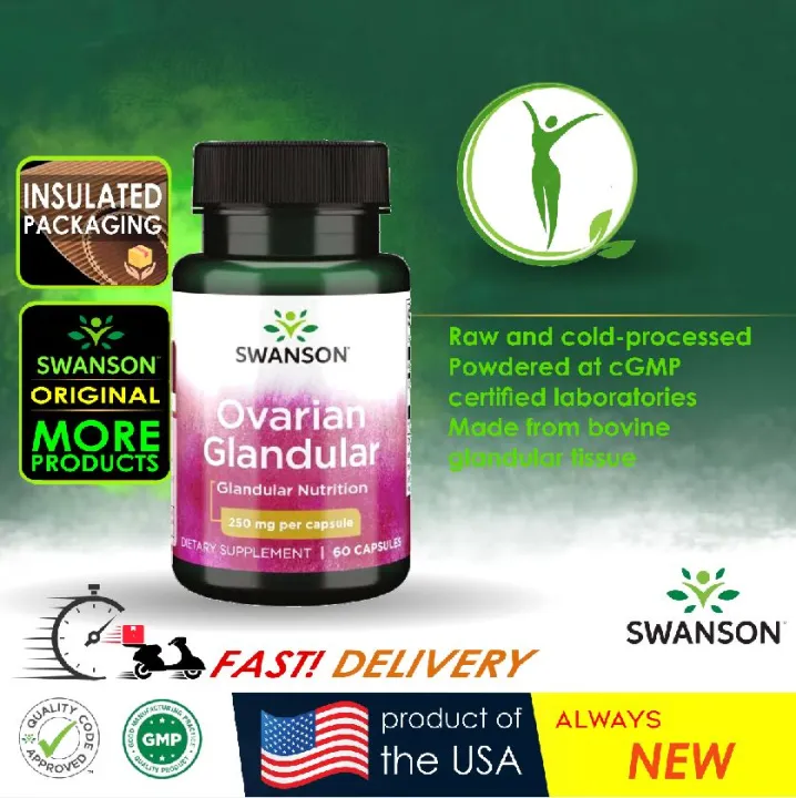 Swanson Ovarian Bovine Glandular 60 Caps Lazada PH