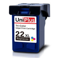 【Best value for money】 UniPlus 22XL Tri สีฉีดหมึกเปลี่ยนสำหรับ22 XL Hp22เครื่องพิมพ์ Deskjet D2330 D2345 D2360 D2430 D2445