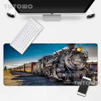 Retro Train Landscape New Gaming HD Mouse Pad Anime Cartoon Lovely Natural Rubber Art Car Laptop Desk Mat Desktop Mouse Pad