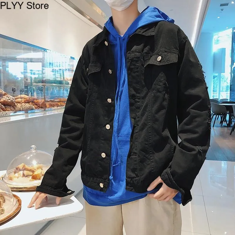 2020 ABD Louis Vuitton Denim Jacket Men Ripped Holes Supre Mens Pink Jean  Kanye West Jackets New Washed Mens Denim Coat Clothes From Tripimxuopr,  $70.1