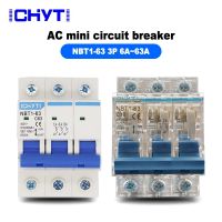 ICHYTI 220v/400V 3P 6A/10A/16A/20A/25A/32A/40A/50A/63A Transparent shell Air switch Household miniature circuit breaker MCB Electrical Circuitry Parts