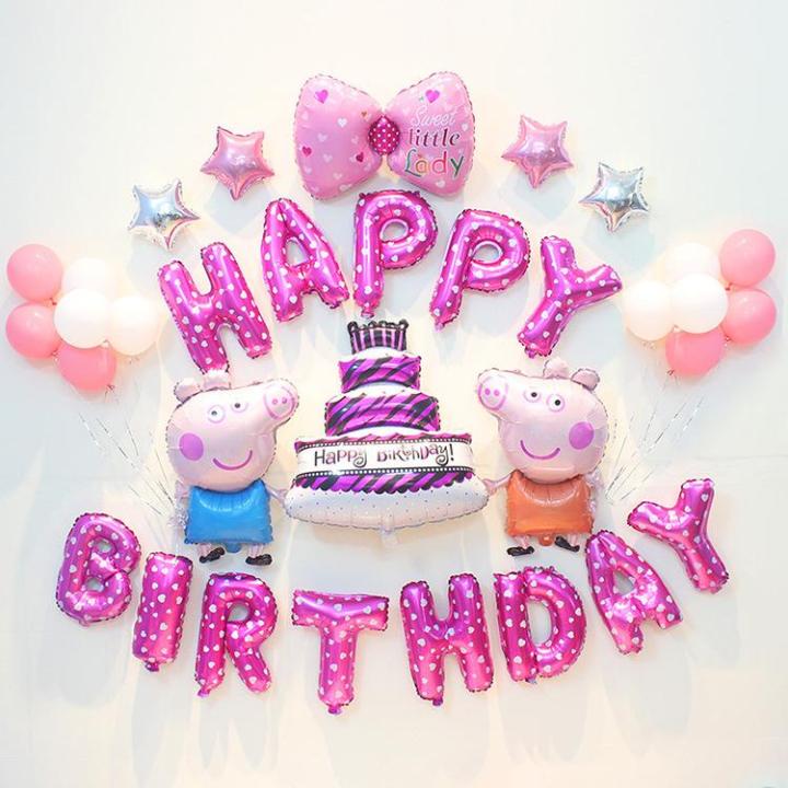 Bóng tròn màu đen in HAPPY BIRTHDAY sinh nhật giá rẻ tphcmVua Bong Bóng  Shop