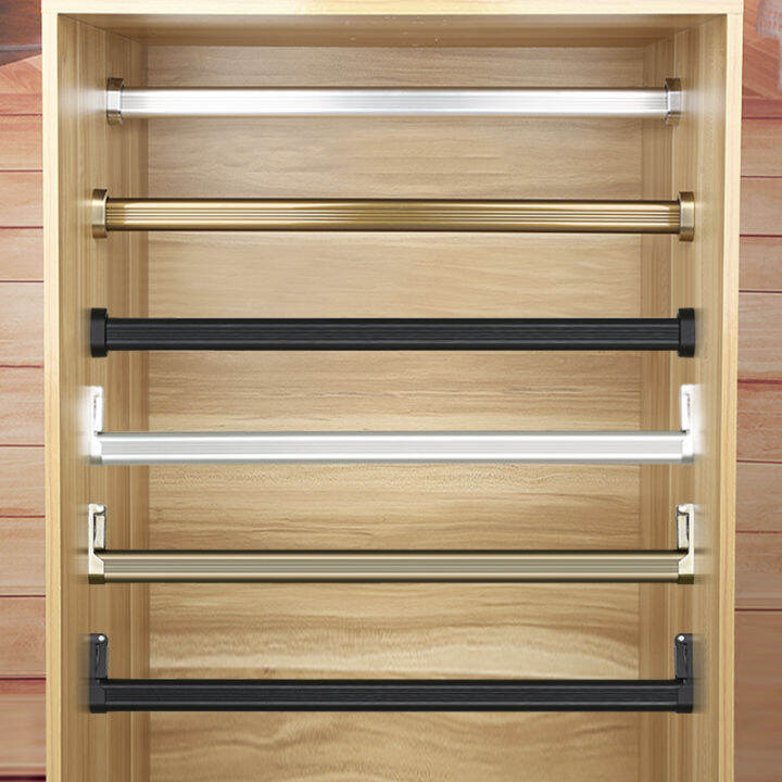 Wardrobe clothes rod hanger rod bracket clothes rod flange seat