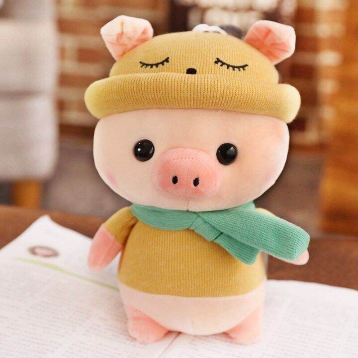 1pc-25-35-50cm-lovely-colorful-pig-with-clothes-stuffed-cute-animal-pig-plush-toys-for-children-kids-appease-doll-birthday-gift