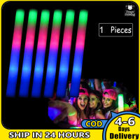 Foam Glow Sticks Led Multi-Color Electronic Light Up Sticks อุปกรณ์ปาร์ตี้สำหรับงานแต่งงานวันเกิดคอนเสิร์ต Christmas