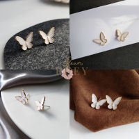 Butterfly Earring ต่างหูรูปผีเสื้อ ต่างหูผีเสื้อ ต่างหูสไตล์เกาหลี ต่างหูน่ารักๆ