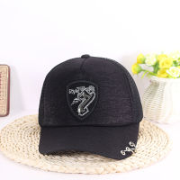 2023 Hip Hop Trucker หมวก Visors ผู้หญิง Snapback เบสบอลหมวกปรับ Vintage Iron Chain หมวกกลางแจ้ง Casquette Dropshipping