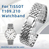 ✅โปรโมชั่น✅โซ่นาฬิกาเหล็กอย่างดีสำหรับ TISSOT 1853ทุกเวลา T109.407สายรัดโลหะสำหรับผู้ชายสาย19มม. 21มม.