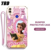 YBD LV ซิลิกาเคสโทรศัพท์เจลพร้อมสายคล้องสำหรับ Xiaomi Redmi Note 8 Note 8T Note 7 Pro Redmi 7เคสบางพิเศษพร้อมเลนส์ป้องกัน