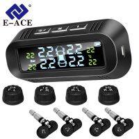 【LZ】♧✌▣  E-ACE Smart Car Tyre Pressure Monitoring System Auto Dispositivo Externo Alarme De Segurança USB TPMS Sensor De Pressão De Pneus