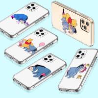 เคสโทรศัพท์ หรับ Samsung A34 M52 A04 M30S A23 M23 M53 M21 A54 M30 A40S A9 A14 A04S M33 Plus อ่อนนุ่ม โปร่งใส ปก T-62 Eeyore Winnie The Pooh