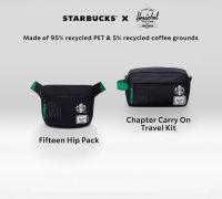 Starbucks x Herschel กระเป๋าเป้สตาร์บัคส์ คอลแลป เฮอร์เชล ดีไซน์สวย ที่ทำจากวัสดุขวดน้ำดื่มพลาสติกและกากกาแฟ