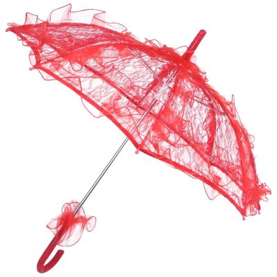 【CC】❀  Parasol Wedding Bride Umbrella red