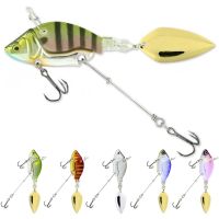 【cw】 1pcs Rotating Metal VIB Vibration Bait Spinner Fishing Lures 13.6g 44mm Jigs Swimbait Hard Baits Tackle Pesca