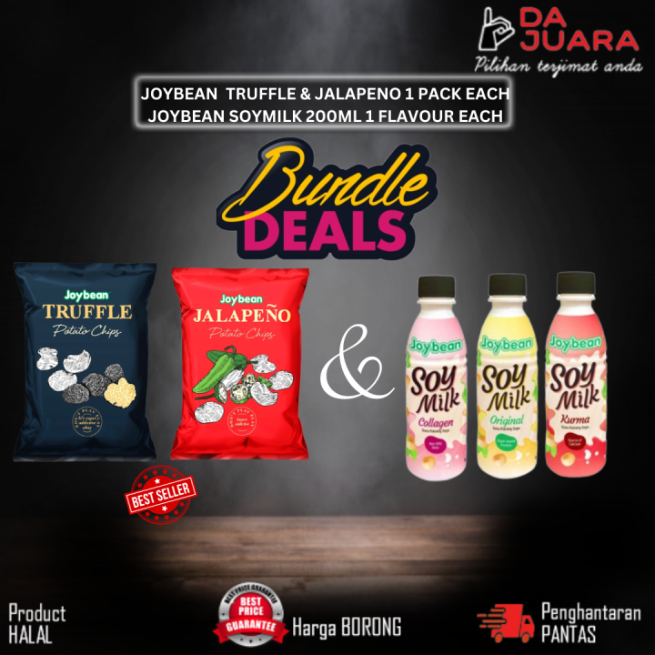 BUNDLE SALES!!! JOYBEAN TRUFFLE AND JALAPENO CHIPS EACH 1 PACKET