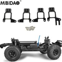 MIBIDAO 4Pcs Metal Shock Mount Front &amp; Rear Damper Tower Hoops For 1/10 TRX-4 TRX4 RC Crawler Car Upgrade Parts  Power Points  Switches Savers