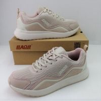 (BJW524) Sale!! BAOJI รองเท้าผ้าใบผู้หญิง รองเท้าวิ่ง ออกกำลังกาย บาโอจิ สีชมพู Size 37-41