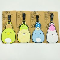 【DT】 hot  Sumikko gurashi Role Anime Travel Accessories Luggage Tag Suitcase ID Address Portable Tags Baggage Labels Gift New