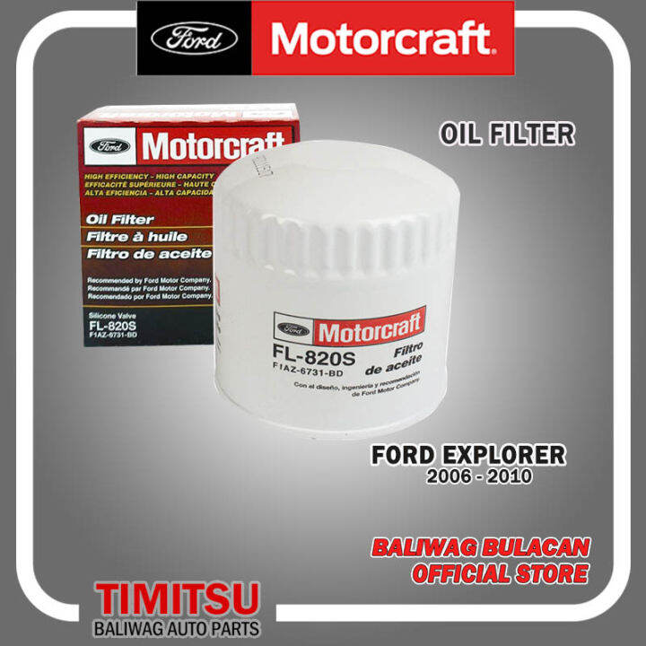 OIL FILTER FORD E-SERIES ESCAPE 1997-2019 2001-2008 PART NO.FL-820S