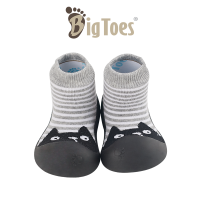 รองเท้าเด็กวัยหัดเดิน Bigtoes ลาย Bear black (หมีดำ) Baby Shoes รองเท้าเด็กชาย รองเท้าเด็กผู้หญิง รองเท้าถุงเท้า