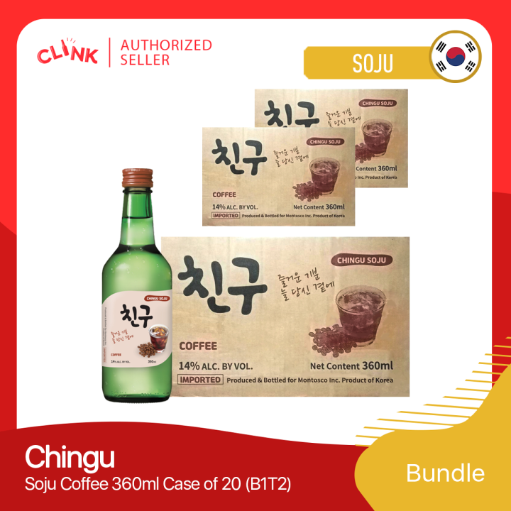Chingu Soju Coffee 360ml Case of 20 (Buy 1 Take 2 Bundle) Lazada PH