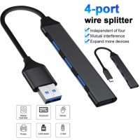 【LZ】☫  USB C HUB USB 3.0 HUB Tipo C 4 Portas Multi Splitter Adaptador OTG Para Macbook HUB Pro 13 15 Ar Mi Pro HUAWEI Acessórios para computador