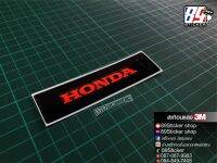 สติ๊กเกอร์ HONDAแปะหน้าตะกร้าเวฟ ขนาดเท่าของเดิมหน้าสตะกร้า สีส้มฟูลออลสุดจี๊ด