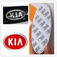 [OUS] สติกเกอร์ติดรถ Kia ฝากระโปรงหน้าคุณภาพสูง ABS สติ๊กเกอร์สัญลักษณ์โลโก้3D ท้ายรถยนต์