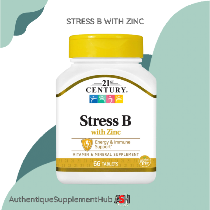 21st Century, Stress B With Zinc, 66 Tablets | Lazada PH