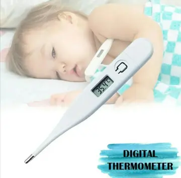 Digital LCD Medical Thermometer Heating Fever Temperature Baby Body Adult  Tester