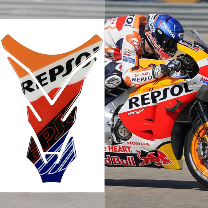 สติกเกอร์อีพ็อกซี่3d-honda-reposl-93-marquez-สติกเกอร์ป้องกันตัวรถมอเตอร์ไซด์สติกเกอร์ถังน้ำมันสำหรับการแข่งขันฮอนด้ามอเตอร์ไซด์สติกเกอร์ถังน้ำมันป้องกันน้ำและแสงแดด