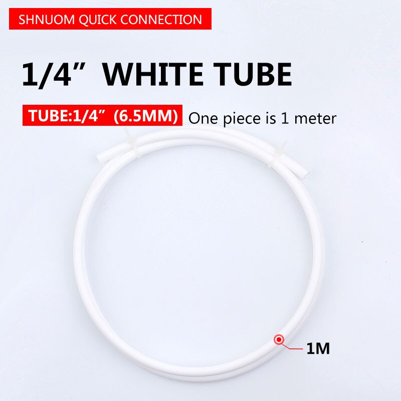 10M RO Water White Flexible Tube Pipe hose 3/8" OD 9.525mm x ID 6.5mm 