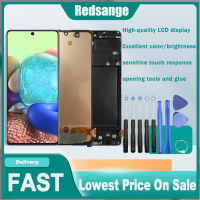 Redsange จอขนาดเล็กสำหรับ Samsung Galaxy A71 SM-A715F A715สัมผัสหน้าจอ LCD หน้าจอดิจิตอลชิ้นส่วนสำหรับ A71 Samsung Galaxy A715F LCD