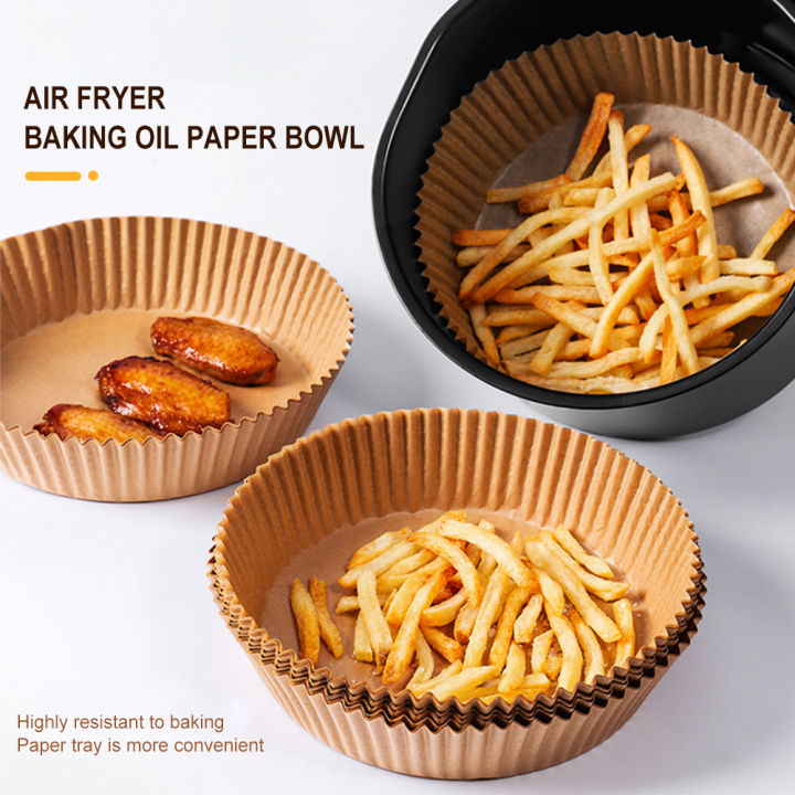 50PCS Square Air Fryer Disposable Paper Liner Non-Stick Parchment Paper N ZS