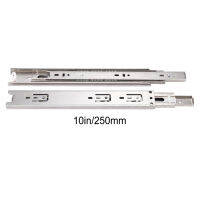 Heavy Duty Steel Ball Bearing Drawer Slide Harden เหล็กแผ่นรีดเย็นการติดตั้งด้านข้างที่เงียบและราบรื่น