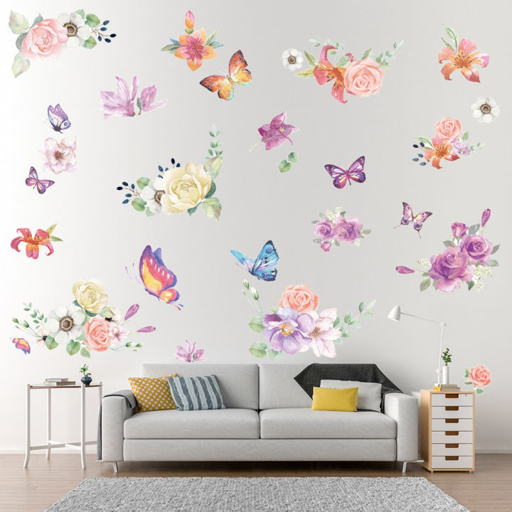 home-decor-removable-flower-butterfly-bedroom-living-room-mural-art-wall-stickers