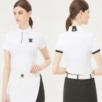 ANEW New golf Clothing Ladies Suit Short-Sleeved T-Shirt Breathable Slim-Fit Versatile Stretch Summer Sportswear