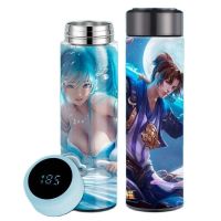 Loli Mai Shiranui Cosplay Thermos Cup Anime Game Honor of Kings Vacuum Cup Thermos Smart Coffee Cup Water Bottle Girlfriend Gift