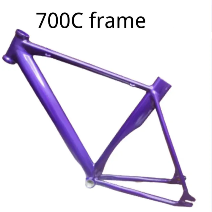 fixed gear 700c aluminum alloy singlespeed frame, deadflying muscle