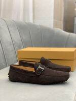 Original Todsの Loafers For Men Slip Ons 2021 New Formal Shoes BHW120454 Genuine Leather Party Shoes Size 45 Available