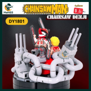 Mô hình Chainsaw man minifigure Quỷ Máy Cưa DY1801 mô hình lắp ráp anime