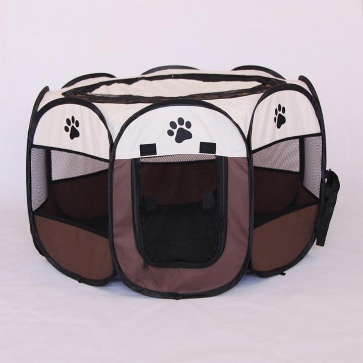 รั้วพับผ้าลังสัตว์เลี้ยง-oxford-dog-cat-kennel-playpens-ลูกสุนัขกรงออกกำลังกายบ้าน