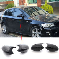 For BMW 1 3 Series E81 E82 E87 E88 E90 E91 E92 E93 2005-2009 Car Side Wing Mirror Cover Rear-View Caps Black high quality types