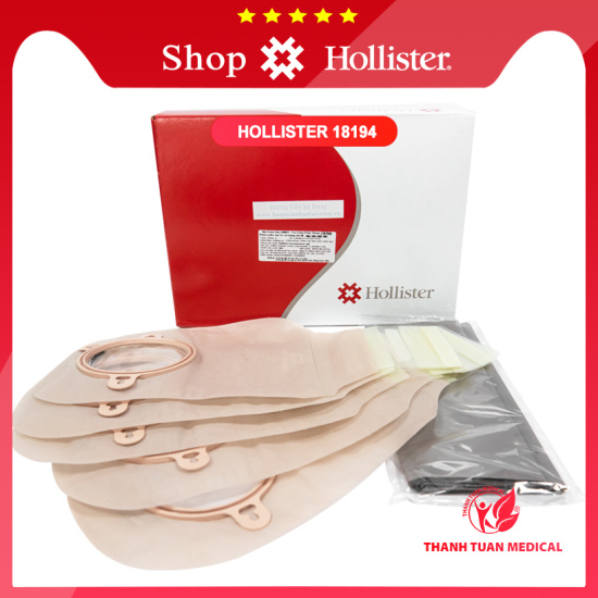 Túi hậu môn nhân tạo2 mảnh hollister 18192 18193 18194 có bộ lọc khí và - ảnh sản phẩm 1