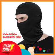 Giá Tốt-Khăn trùm đầu ninja chống nắng-khăn trùm để đội nón fullface