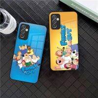 【ส่องแสงอิเล็กทรอนิกส์】เคสโทรศัพท์รูปการ์ตูนปีเตอร์กริฟฟินสำหรับ Samsung S30 S21 S23 S22 S20 Fe S10 E S9 Note 20 10 Pro แก้วพิเศษ