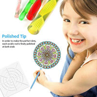 BOKALI 25X ชุด Mandala Dotting เครื่องมือ Rock ชุดจิตรกรรม Dot Art ปากกาทาสีลายฉลุเล็บ