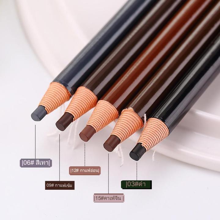 ดินสอเขียนคิ้ว-แบบ-เชือก-สอคิ้วเชือก-cosmetic-art-coloured-soft-eyebrow-pencil-ดินสอเขียนคิ้วแบบดึงเชือก-hz-113