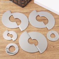 1Pc Self-Adhesive Shower Faucet Decorative Cover Chrome Finish Stainless Steel Water Pipe Wall Covers Bathroom Tool Accessories