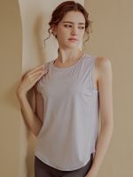 [COD] womens summer loose sports top yoga sleeveless T-shirt blouse mesh breathable training running vest